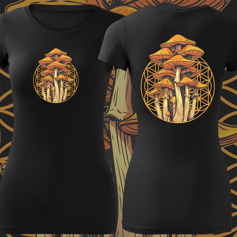 Tričko magic mushrooms dámské