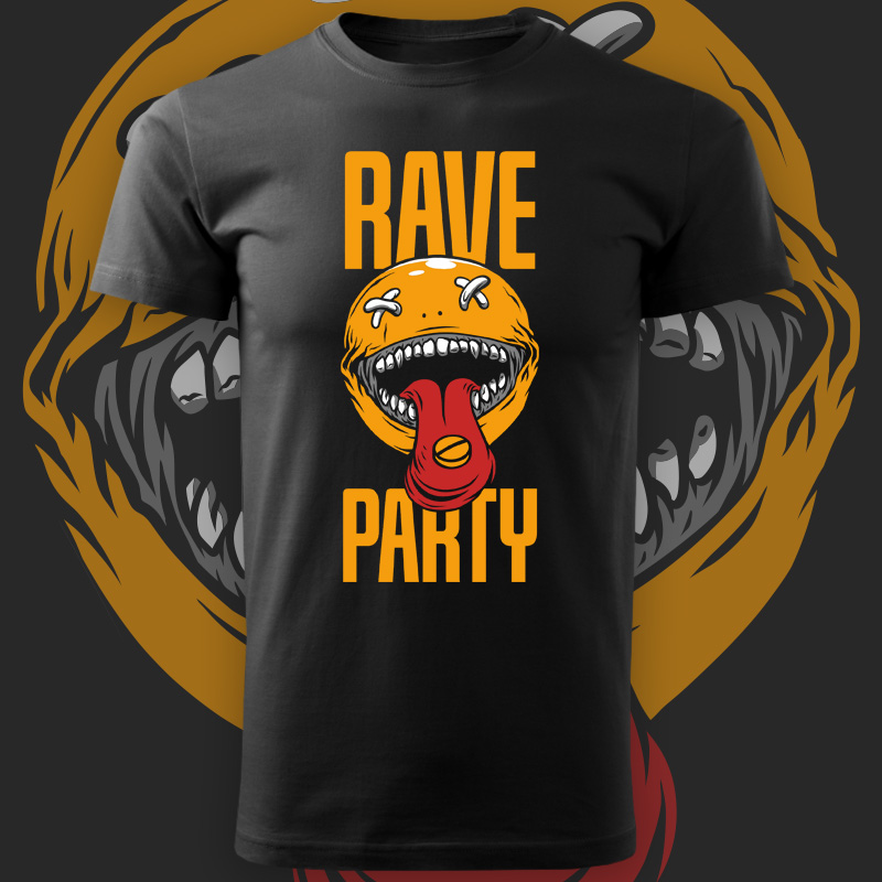 Tričko trance pánské