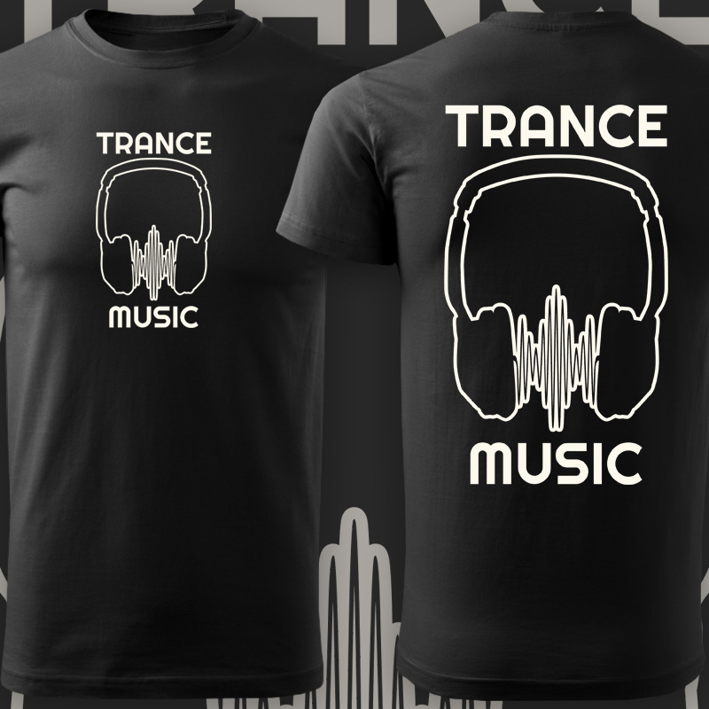 Tričko trance pánské