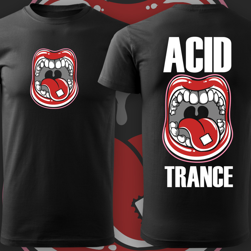 Tričko trance pánské