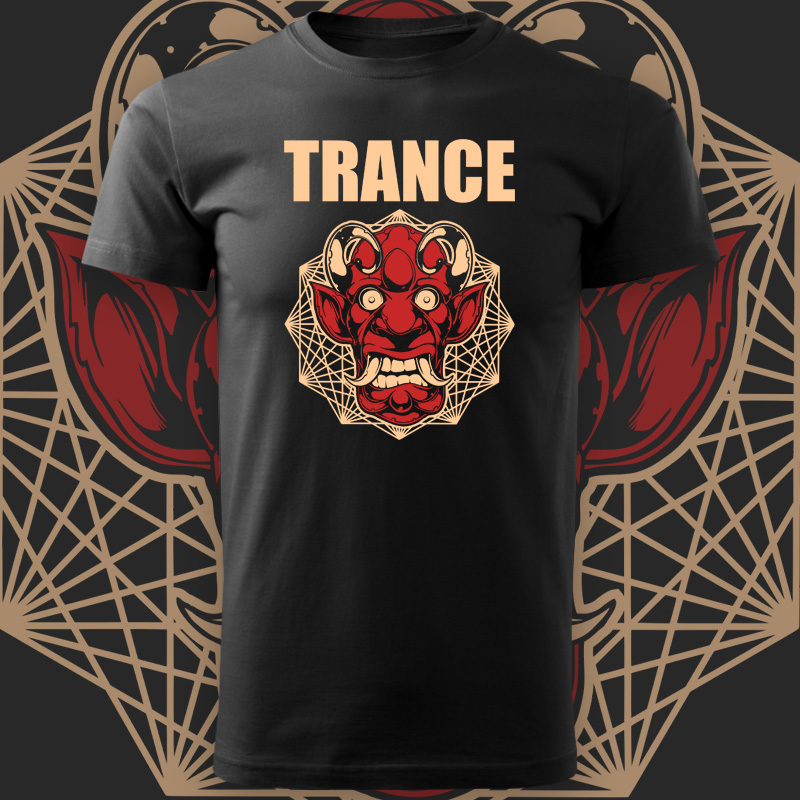 Tričko trance pánské