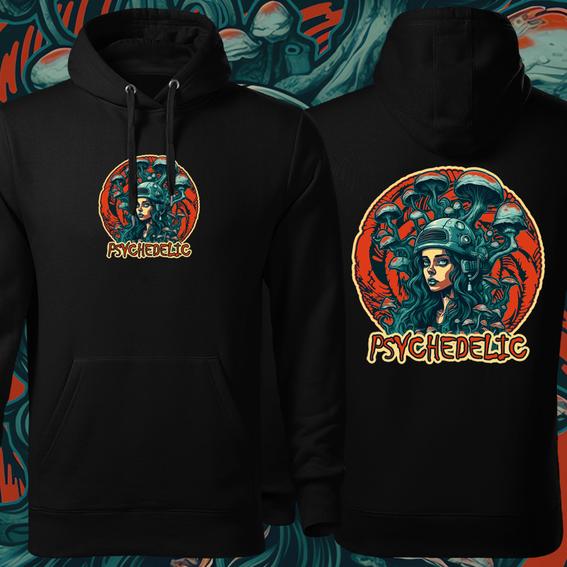 Mikina tekno pánská Psychedelic