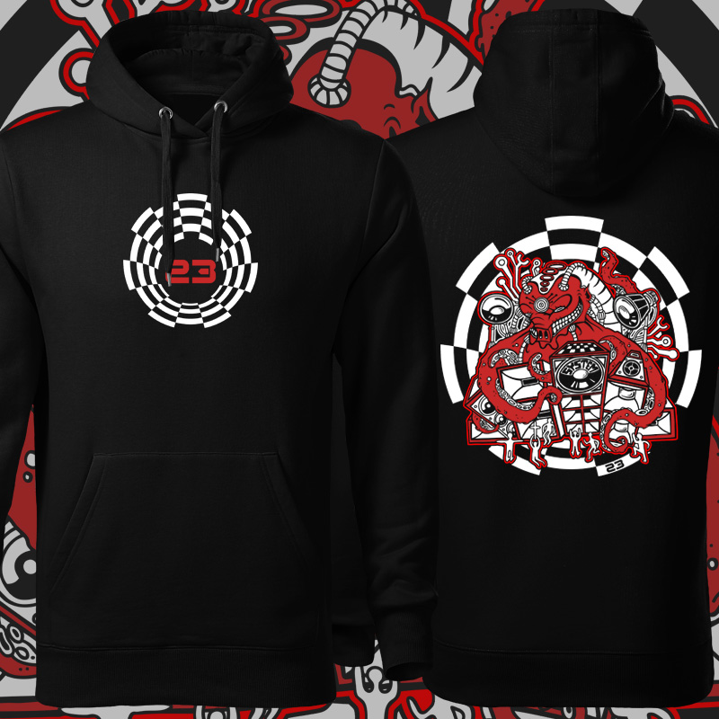 Mikina tekno pánská Lizard