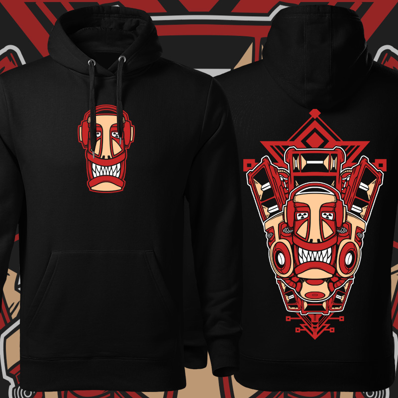 Mikina tekno pánská Totem