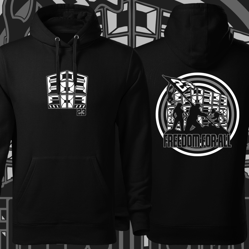 Mikina tekno pánská Freedom for all