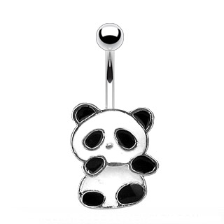 Piercing do pupíku panda