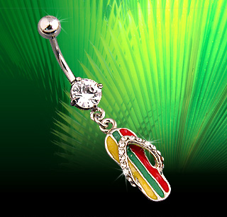 Piercing do pupíku 