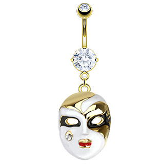Piercing do pupíku maska