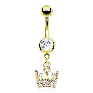 Piercing do pupíku koruna