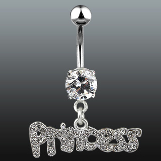 Piercing do pupíku čirá princess