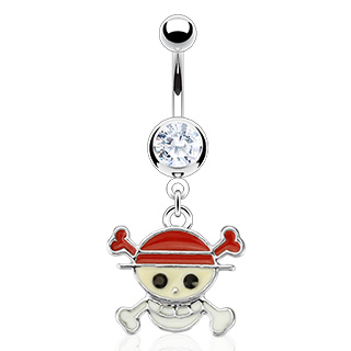 Piercing do pupíku pirát