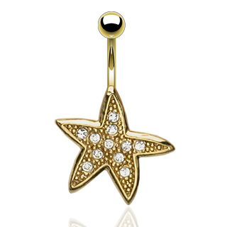 Piercing do pupíku čirá