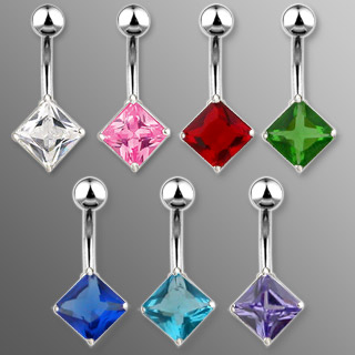 Piercing do pupíku čirá