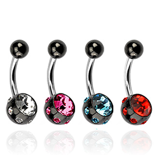 Piercing do pupíku čirá
