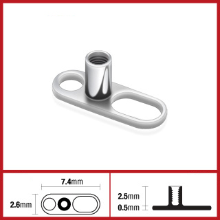 Mikrodermal 1,6mm závit