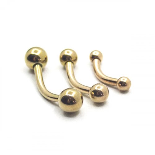Piercing do obočí 1,6x12x5mm