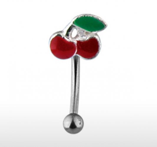 Piercing do obočí 1,2x10x3mm