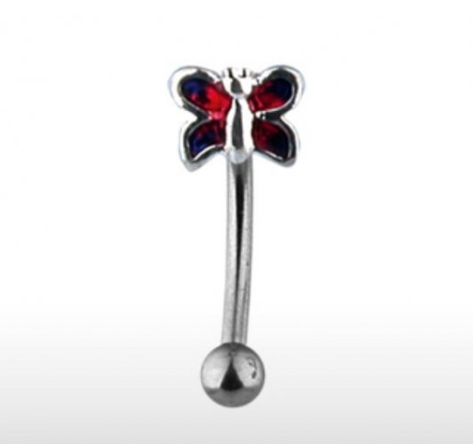 Piercing do obočí 1,2x10x3mm