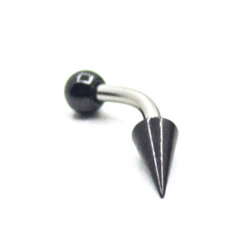 Piercing do obočí 1,6x8x(4x8)mm