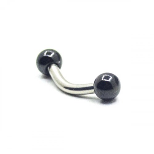 Piercing do obočí 1,6x10x4mm