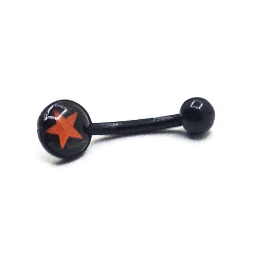 Piercing do obočí 1,2x8x3mm
