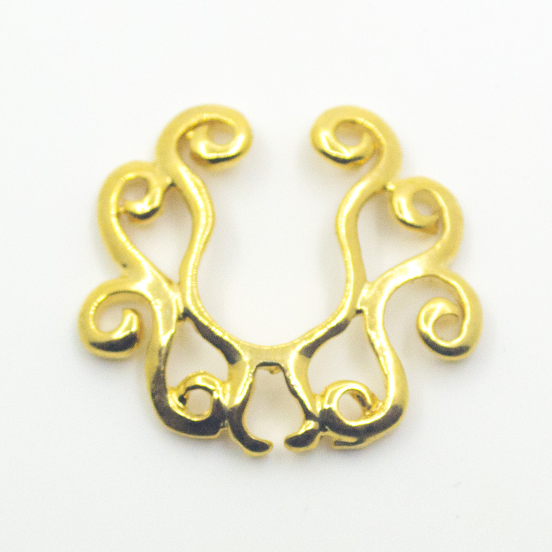 Septum piercing falešný