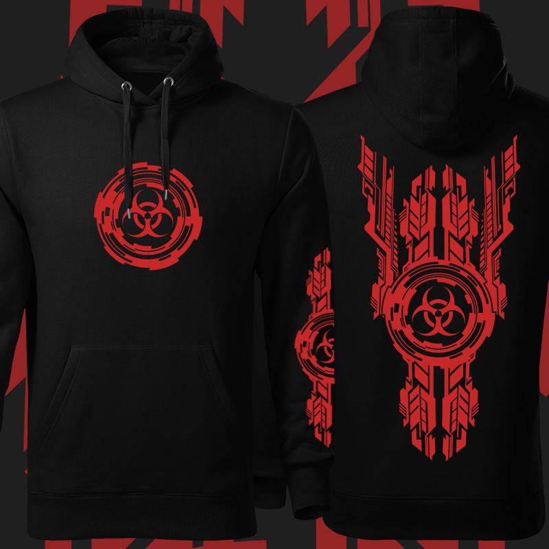 Mikina tekno pánská Biohazard
