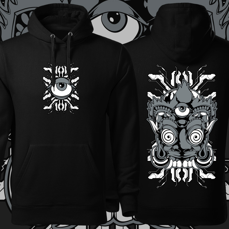 Mikina tekno pánská Spiritual