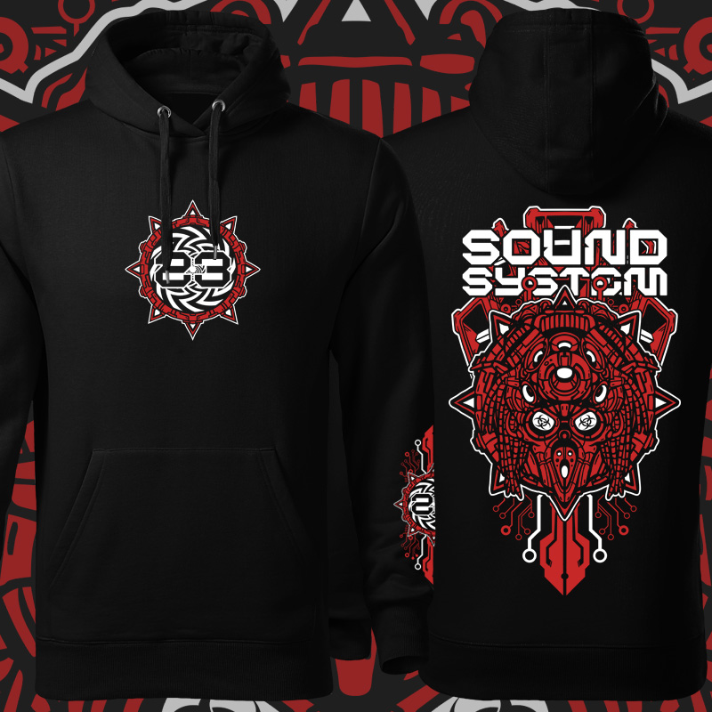 Mikina tekno pánská Sound system