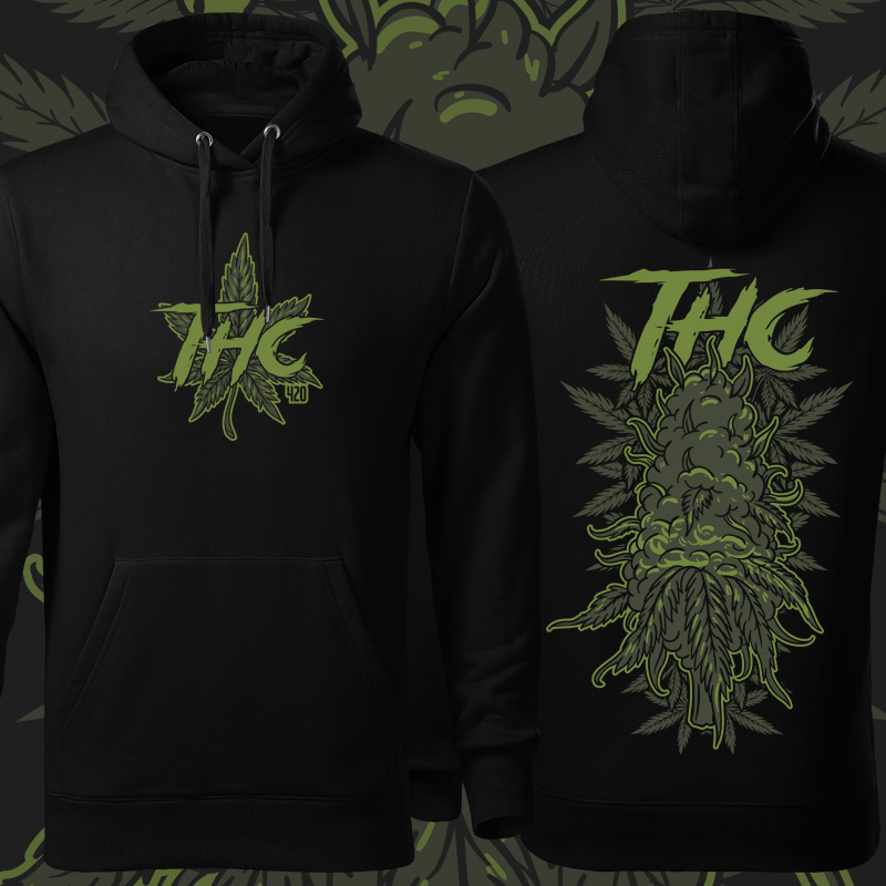 Mikina tekno pánská THC