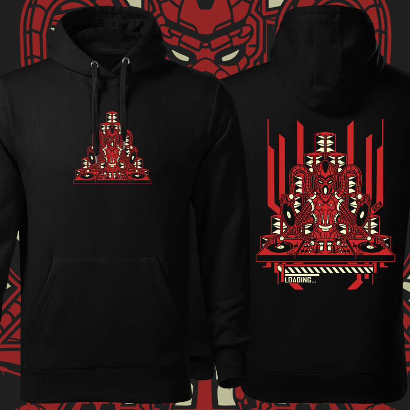 Mikina tekno pánská Robo DJ