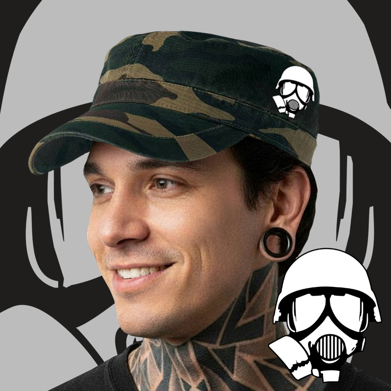 Kšiltovka tekno Gas mask