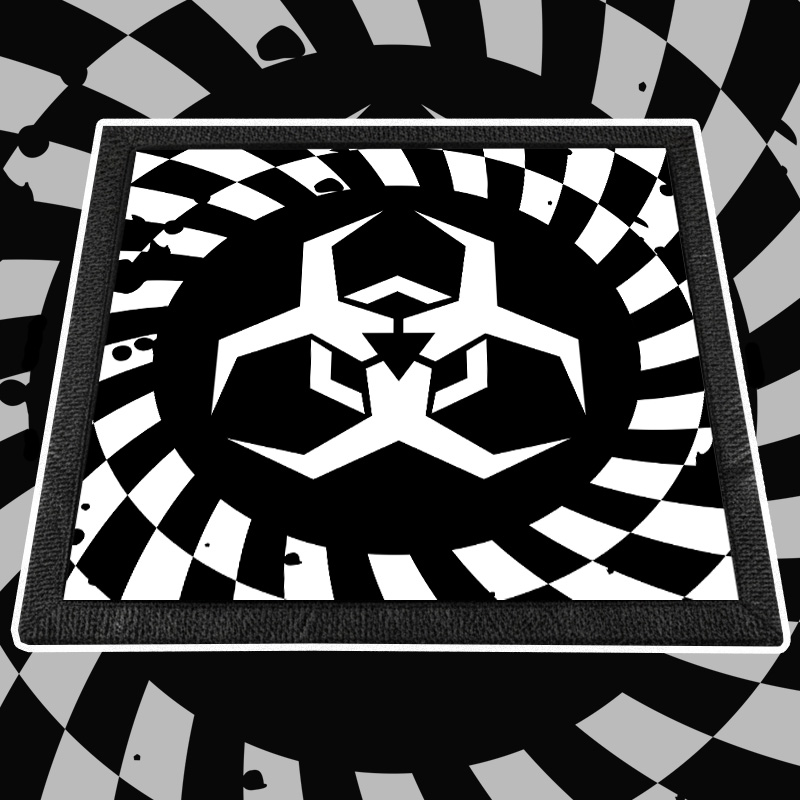 Nášivka tekno Biohazard