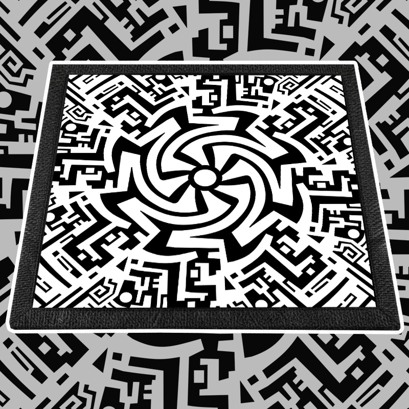 Nášivka tekno Spiral