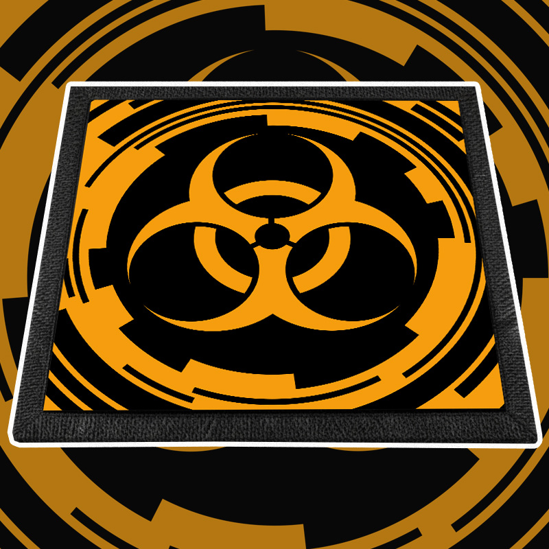 Nášivka tekno Biohazard