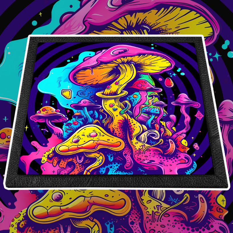 Nášivka tekno Magic mushrooms