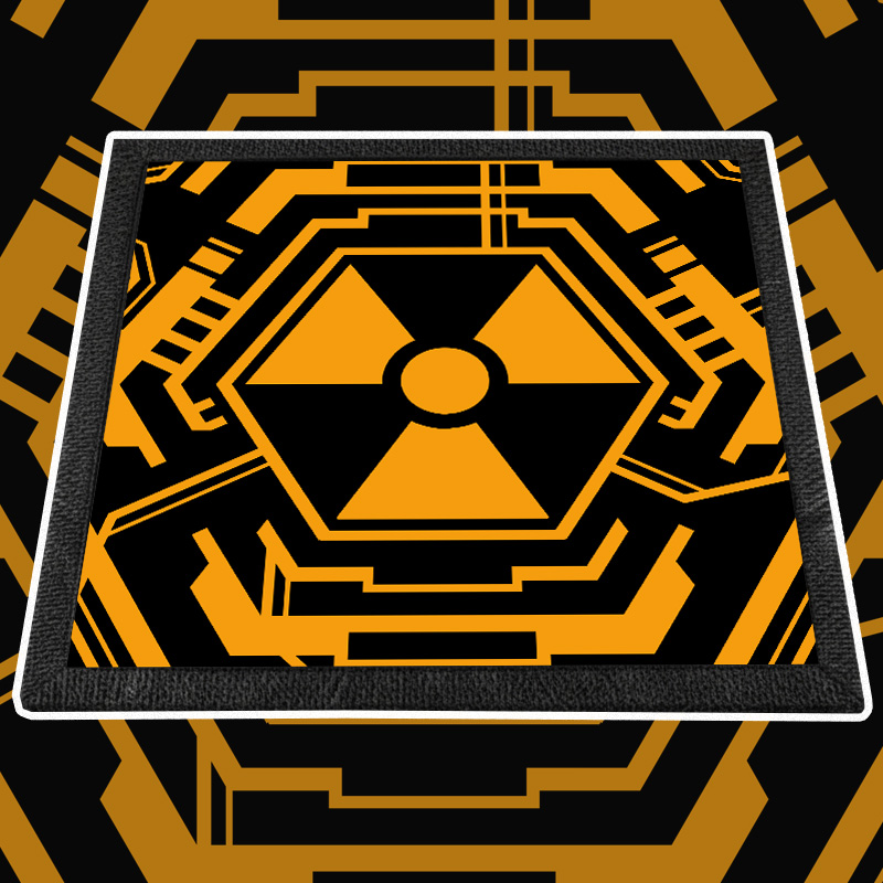 Nášivka tekno Radiation