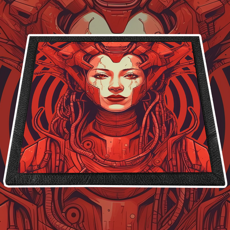 Nášivka tekno Cyber woman