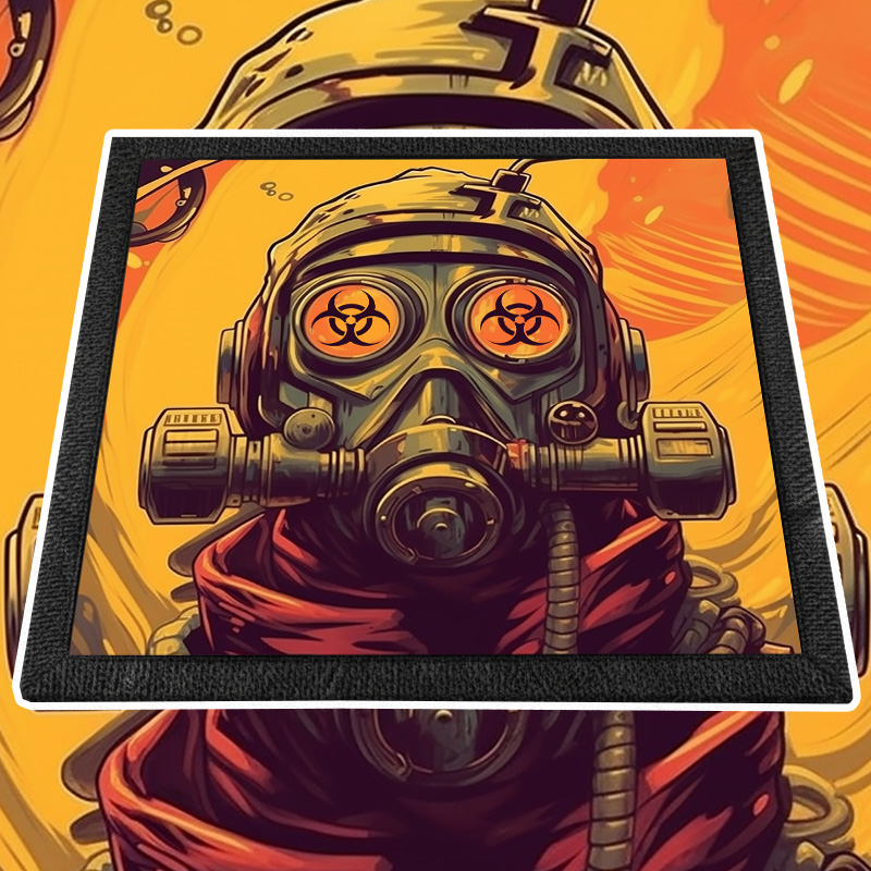 Nášivka tekno Gas mask