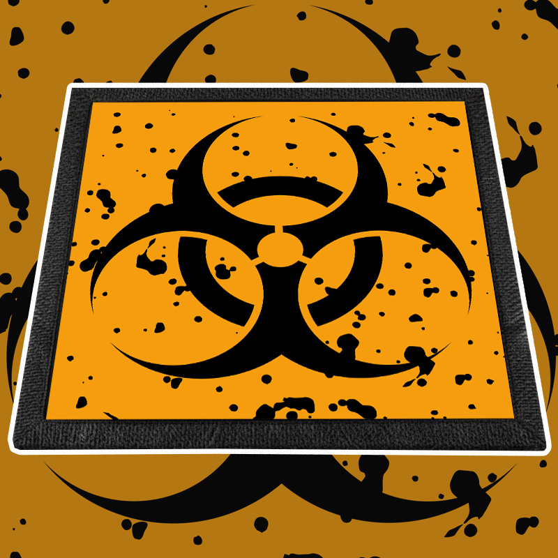 Nášivka tekno Biohazard