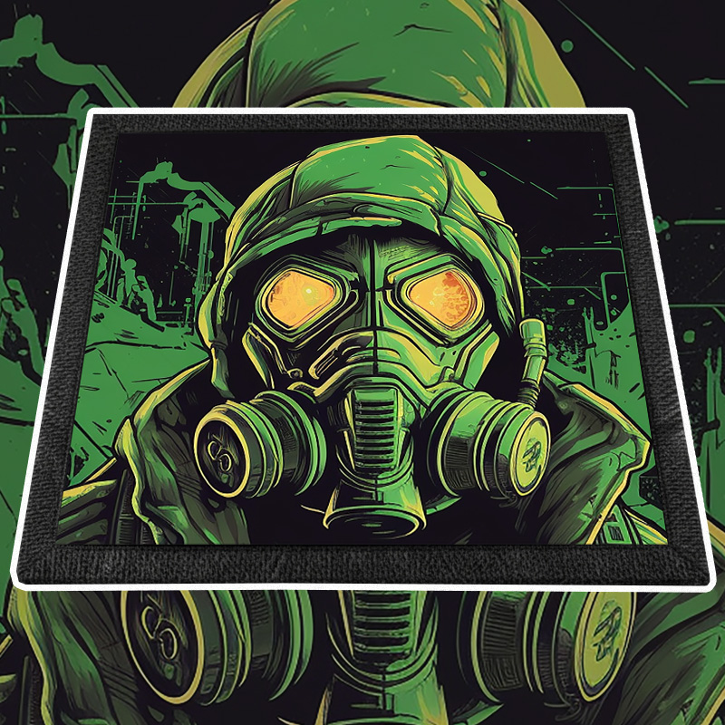 Nášivka tekno Gas mask