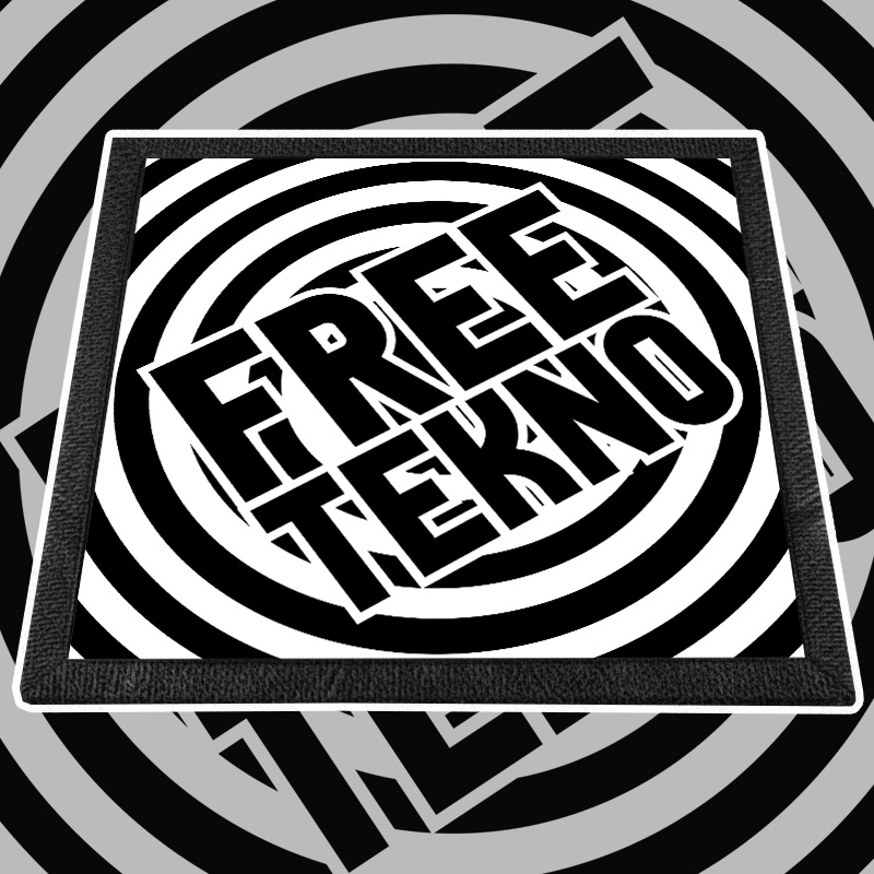 Nášivka tekno Free tekno