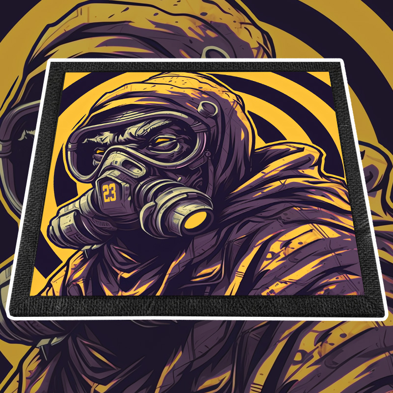 Nášivka tekno Gas mask 23