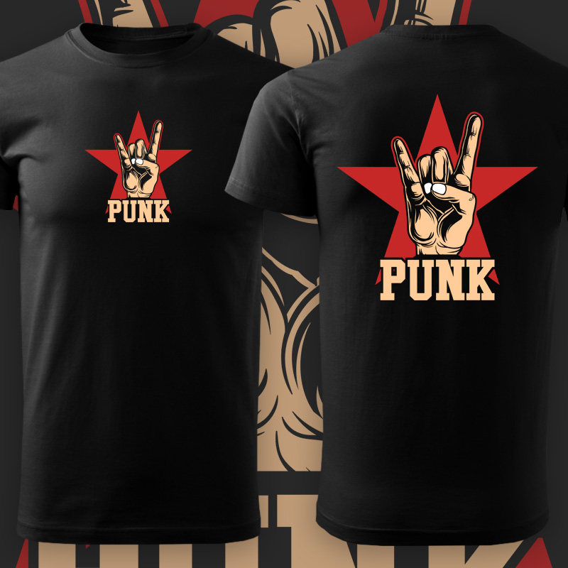 Tričko punk pánské