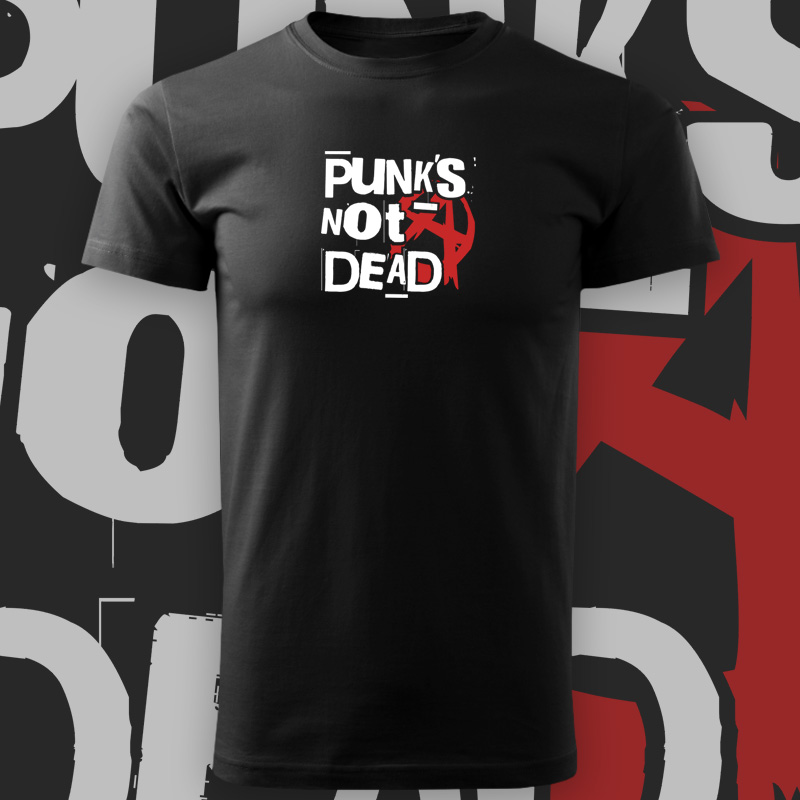 Tričko punk pánské Punks not dead