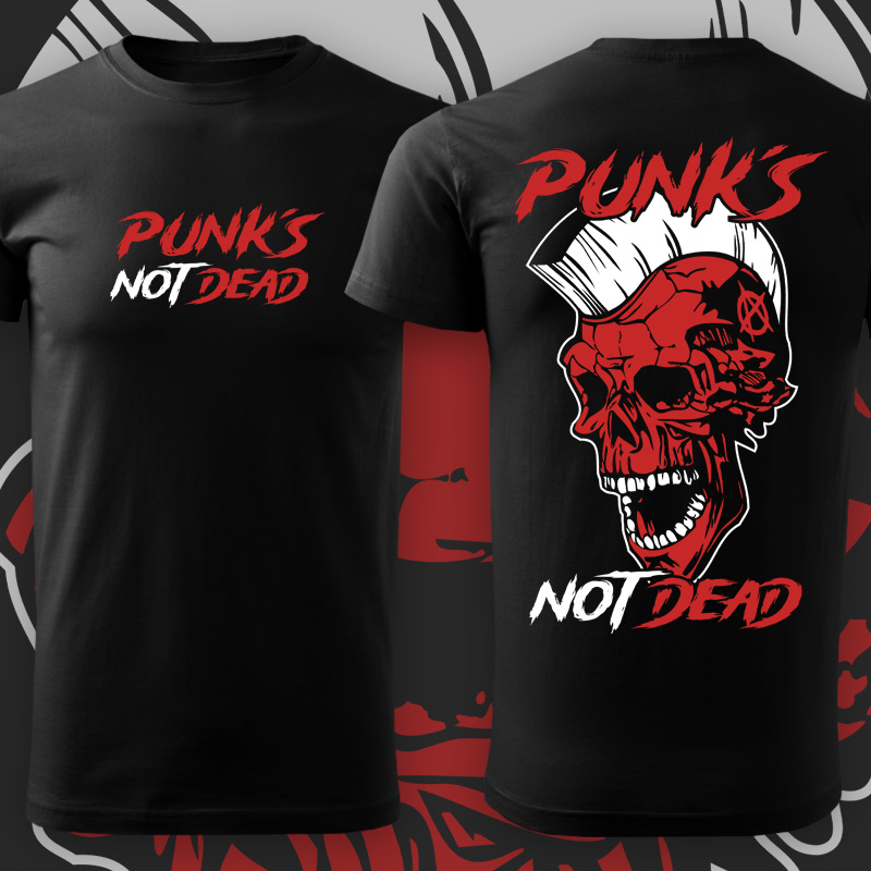 Tričko punk pánské Punks not dead