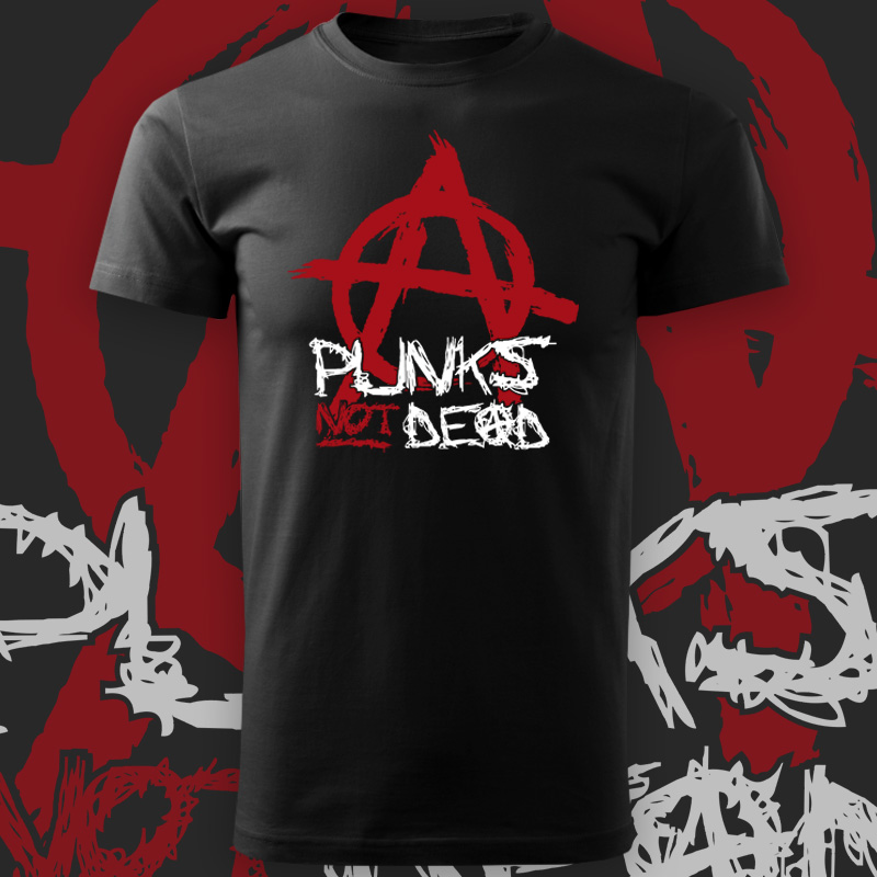 Tričko punk pánské Punks not dead