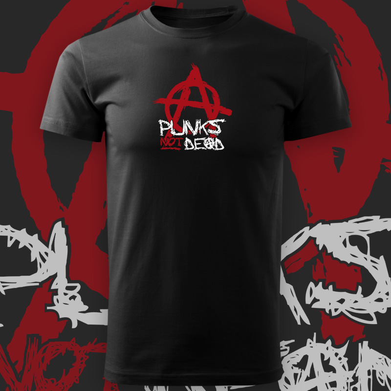Tričko punk pánské Punks not dead