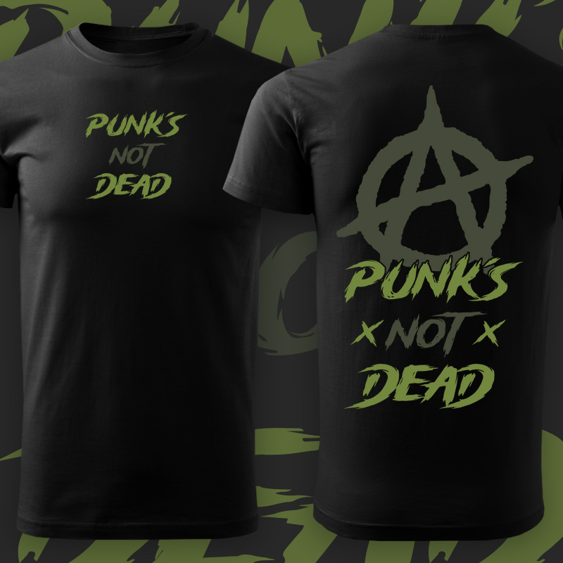 Tričko punk pánské Punks not dead