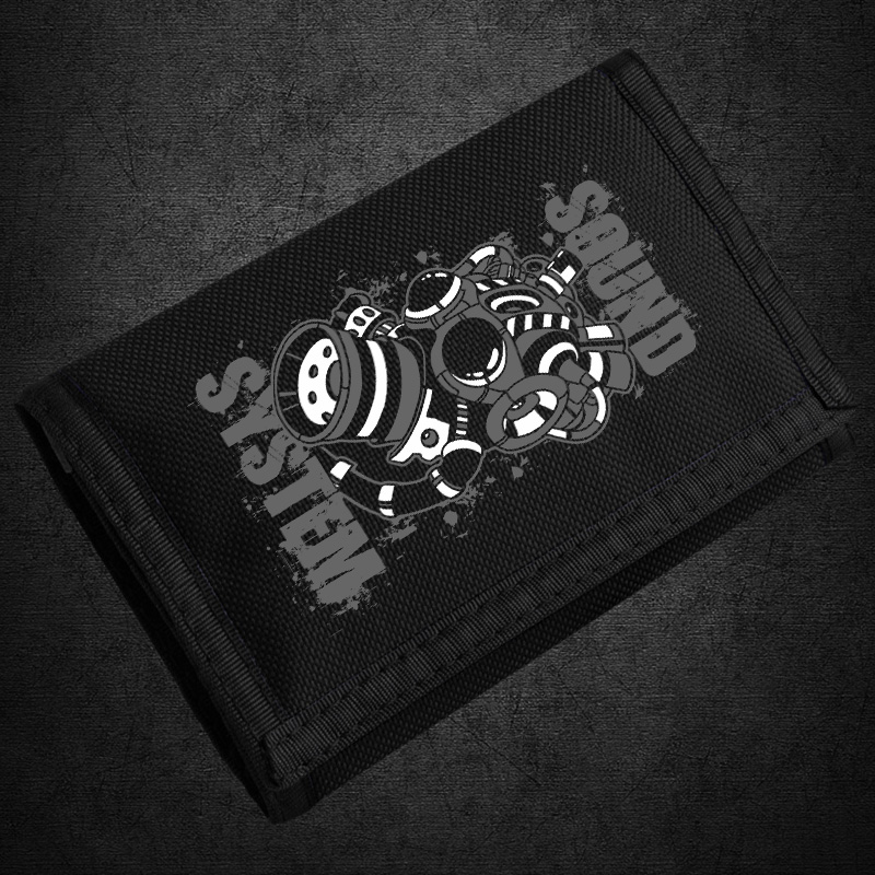 Peněženka tekno Sound system